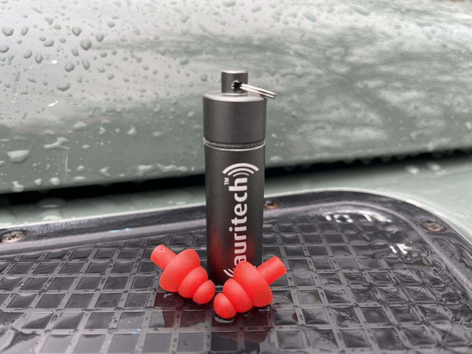 Auritech shoot plugs on vehicle bonnet