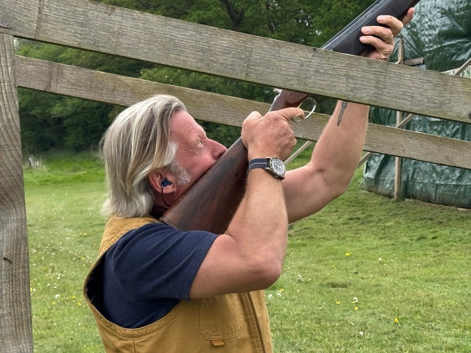 Charley Boorman with Auritech ear plugs