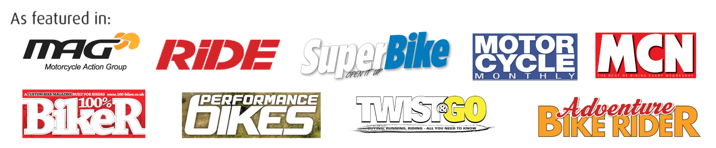 Some of the motorcycle and motoring publications that have featured Auritech earplugs